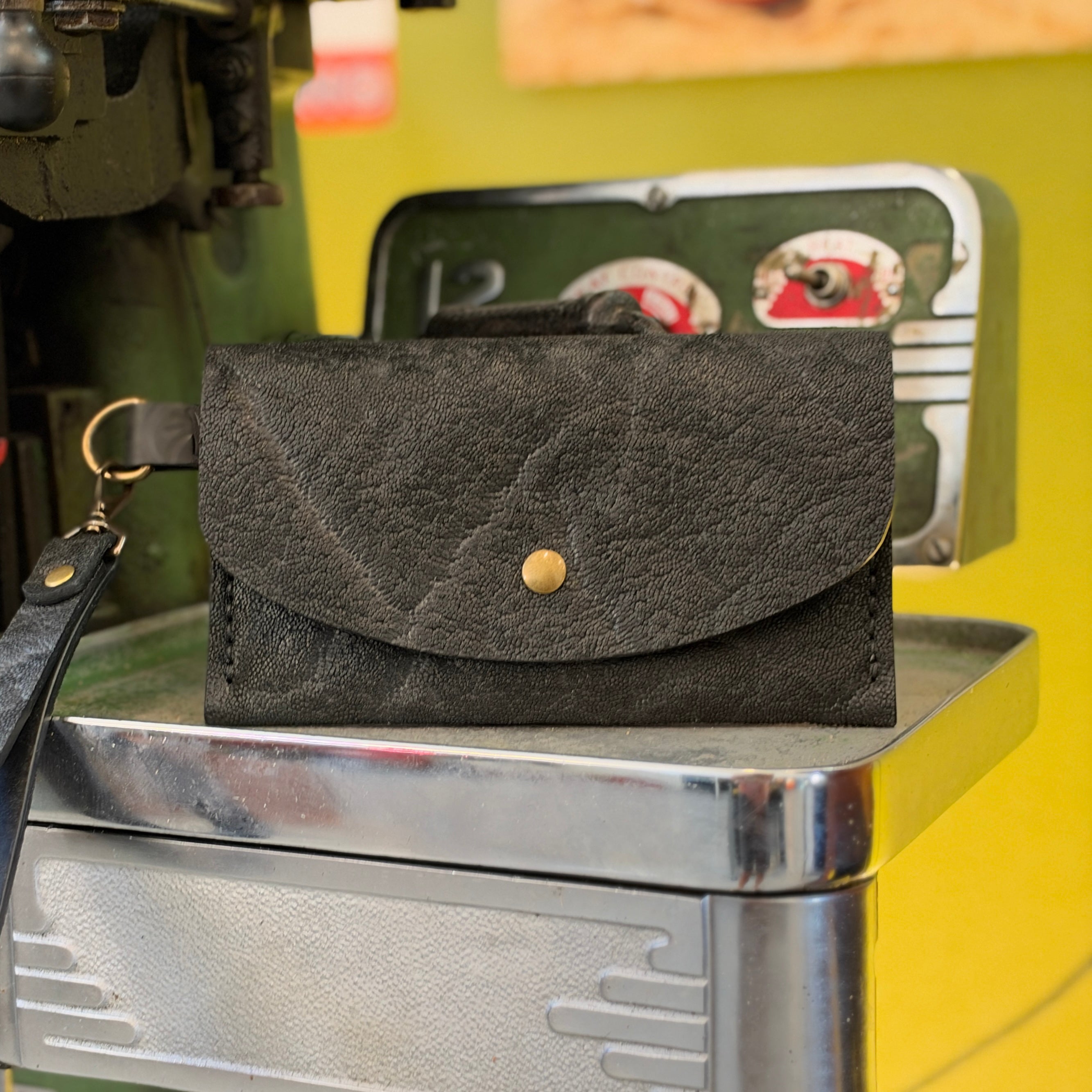 Black African Elephant Clutch