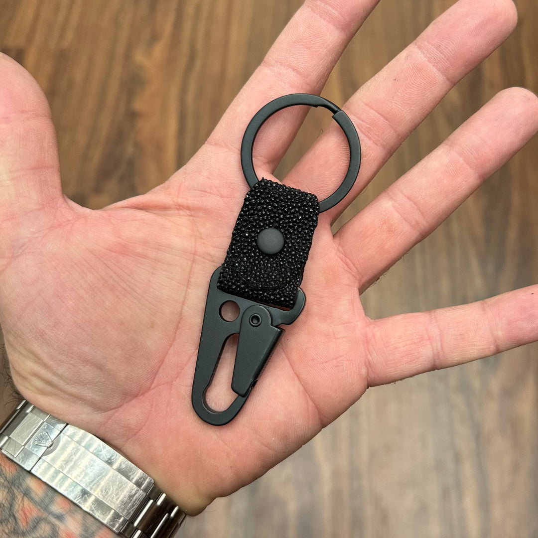 Black Pearl Stingray Key Fob