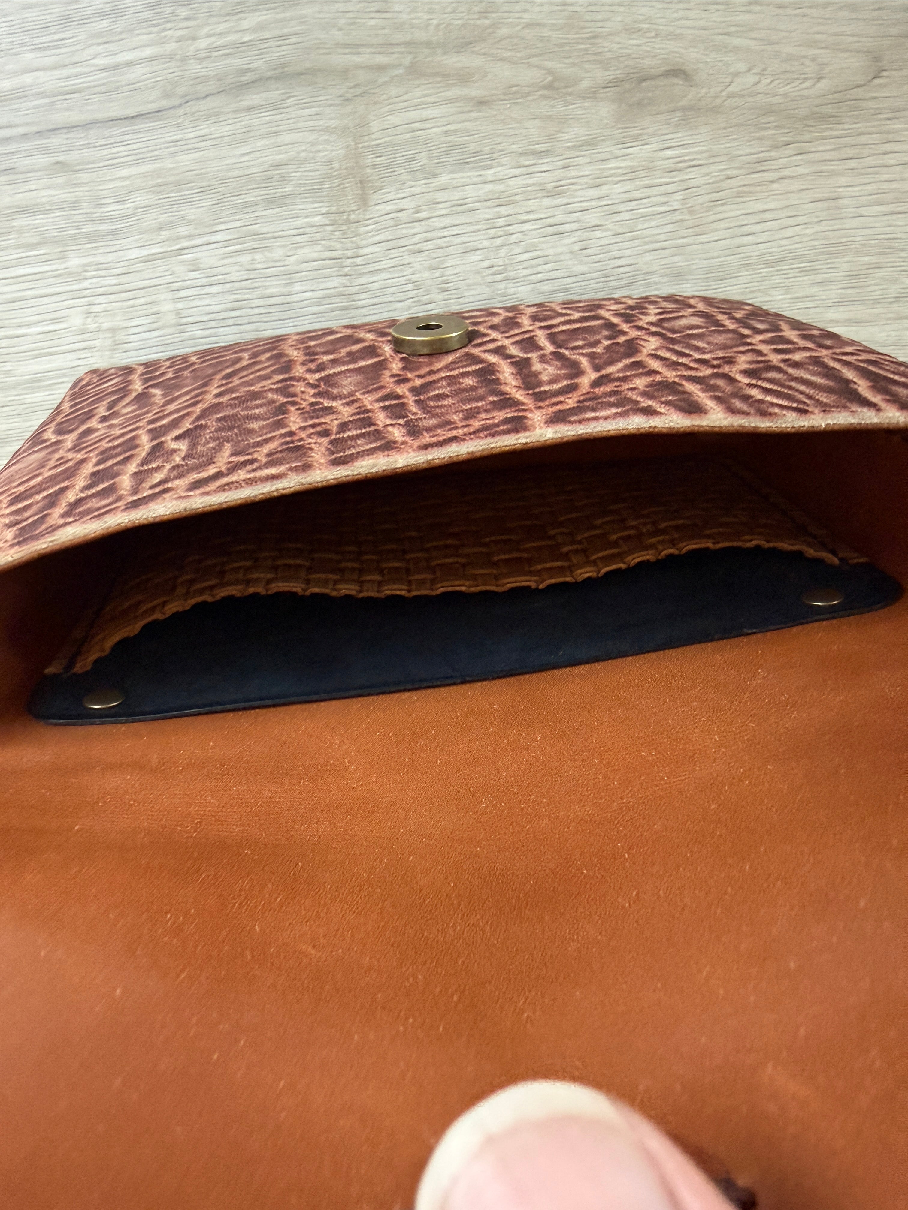 Pink Alligator Palomar Bag