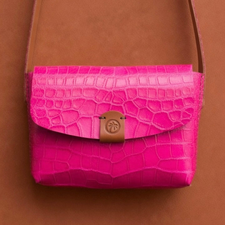 Pink Alligator Palomar Bag