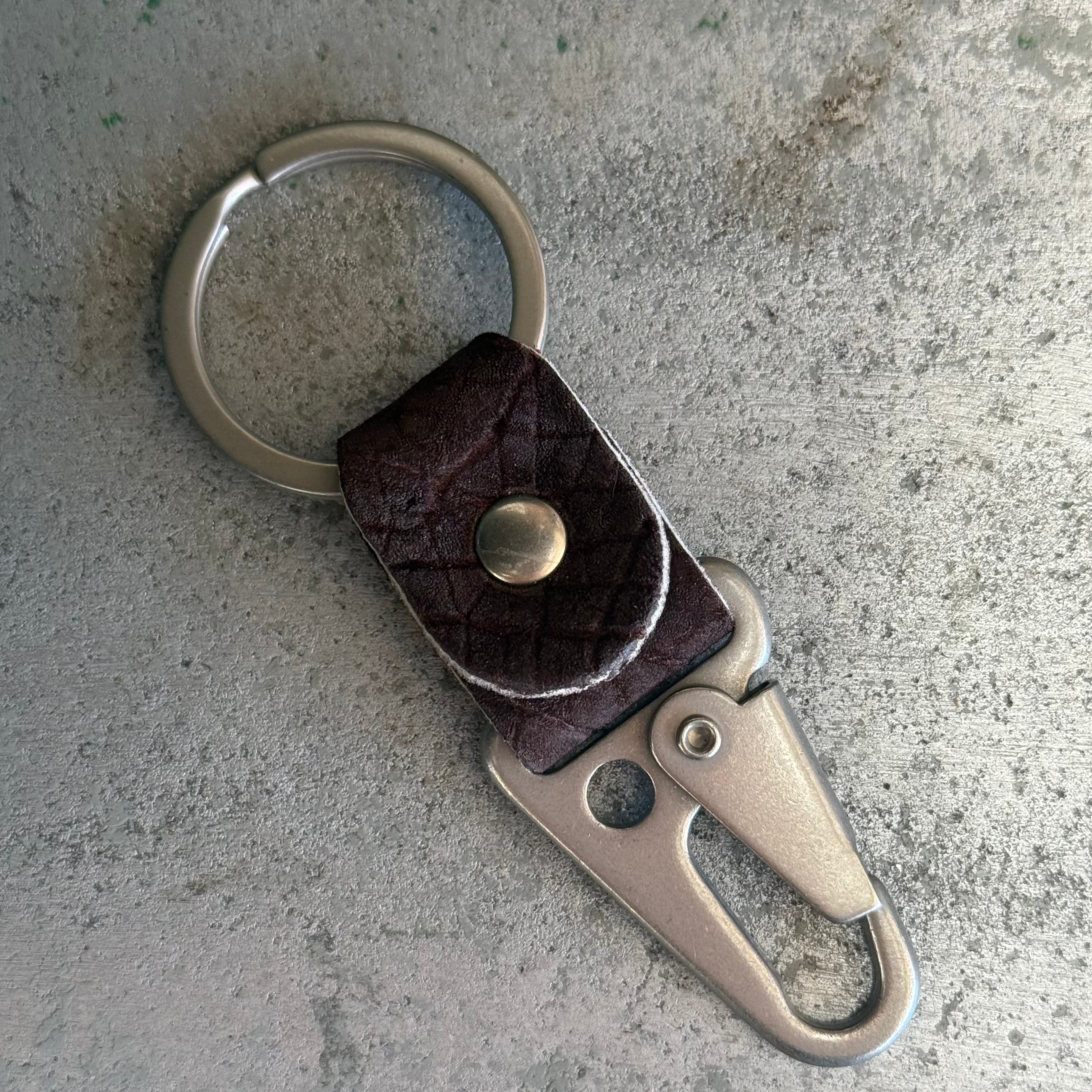 Toehold Murder Hippo key fob featuring a detailed, cartoon-style hippo design with a keyring attachment.