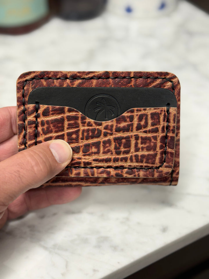 Man Killing Elephant JW Wallet