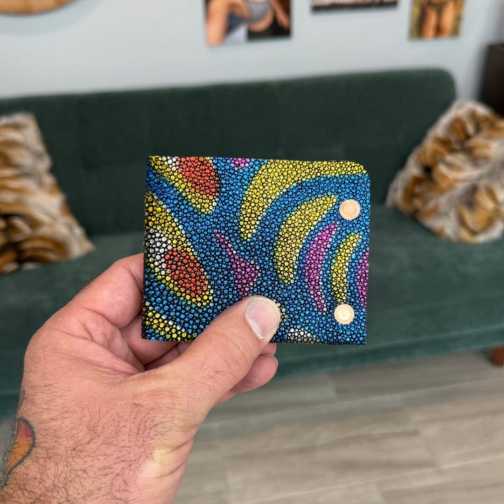Butterfly Stingray Fold Over Wallet