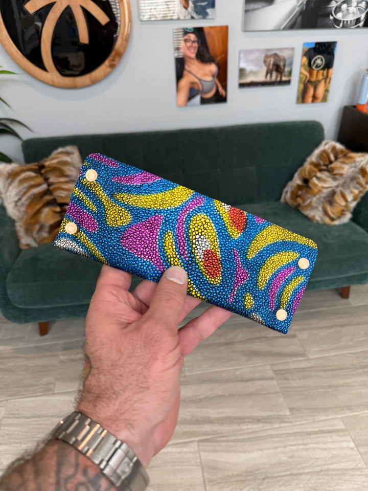 Butterfly Stingray Fold Over Wallet