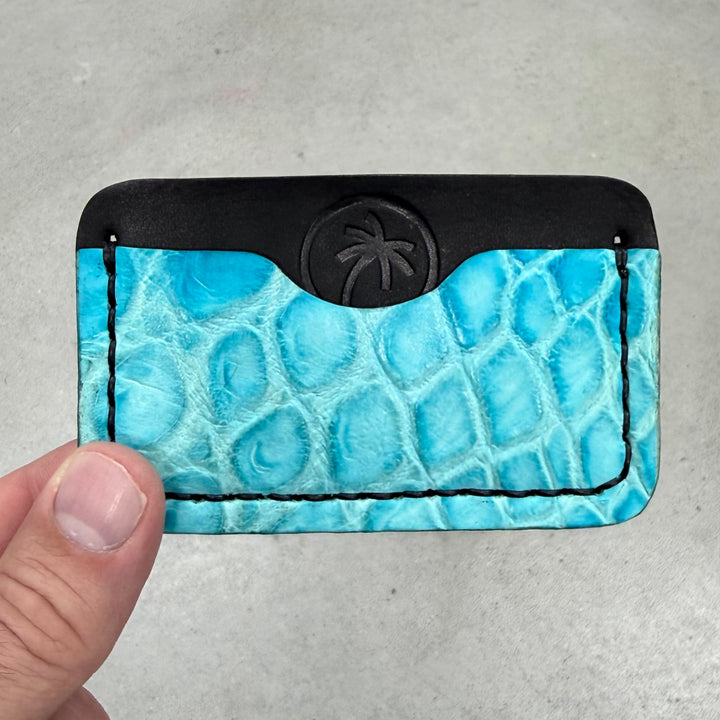 Arctic Alligator Minimalist Wallet