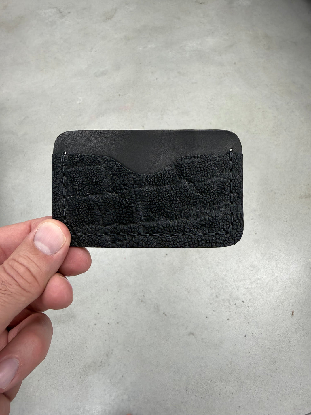 Arctic Alligator Minimalist Wallet