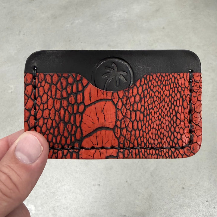 Blood Ostrich  Minimalist Wallet