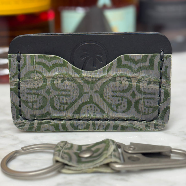 Moroccan Crocodile Minimalist Wallet